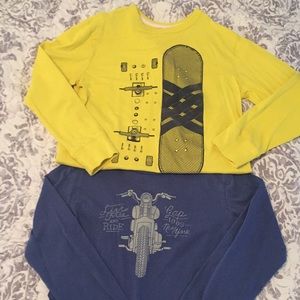 Boys long sleeve tee bundle. 2 total